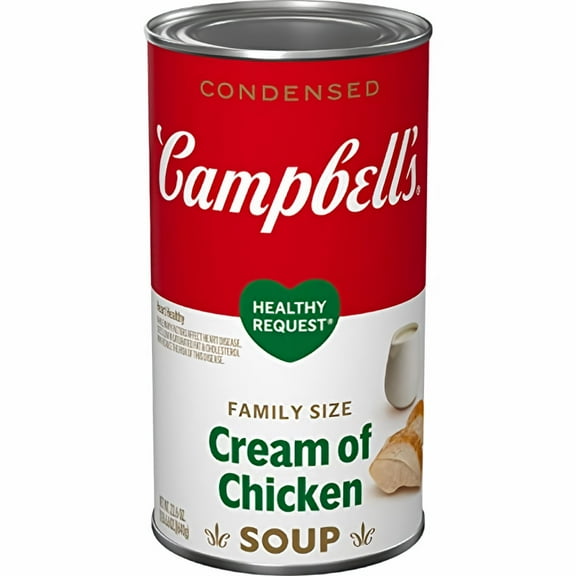 Campbell's Condensed Family Size Healthy Request Cream of Chicken Soup 22.6 oz (Pack of 14)