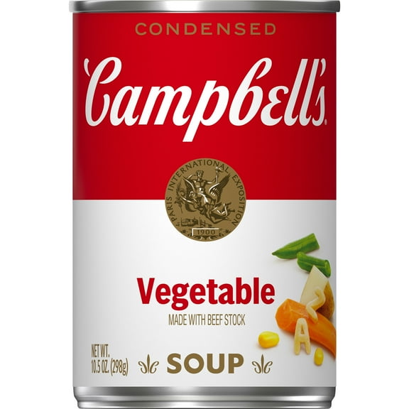 Campbell's Condensed Family Size Vegetable Beef Soup, 23 Ounce Can (Pack of 6)