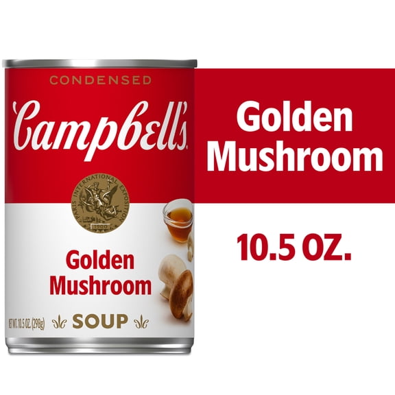 Campbell's Condensed Golden Mushroom Soup, 10.5 oz Can