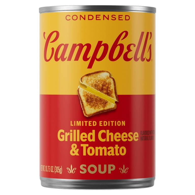 Campbell’s Condensed Grilled Cheese & Tomato Soup, 10.75 oz Can 