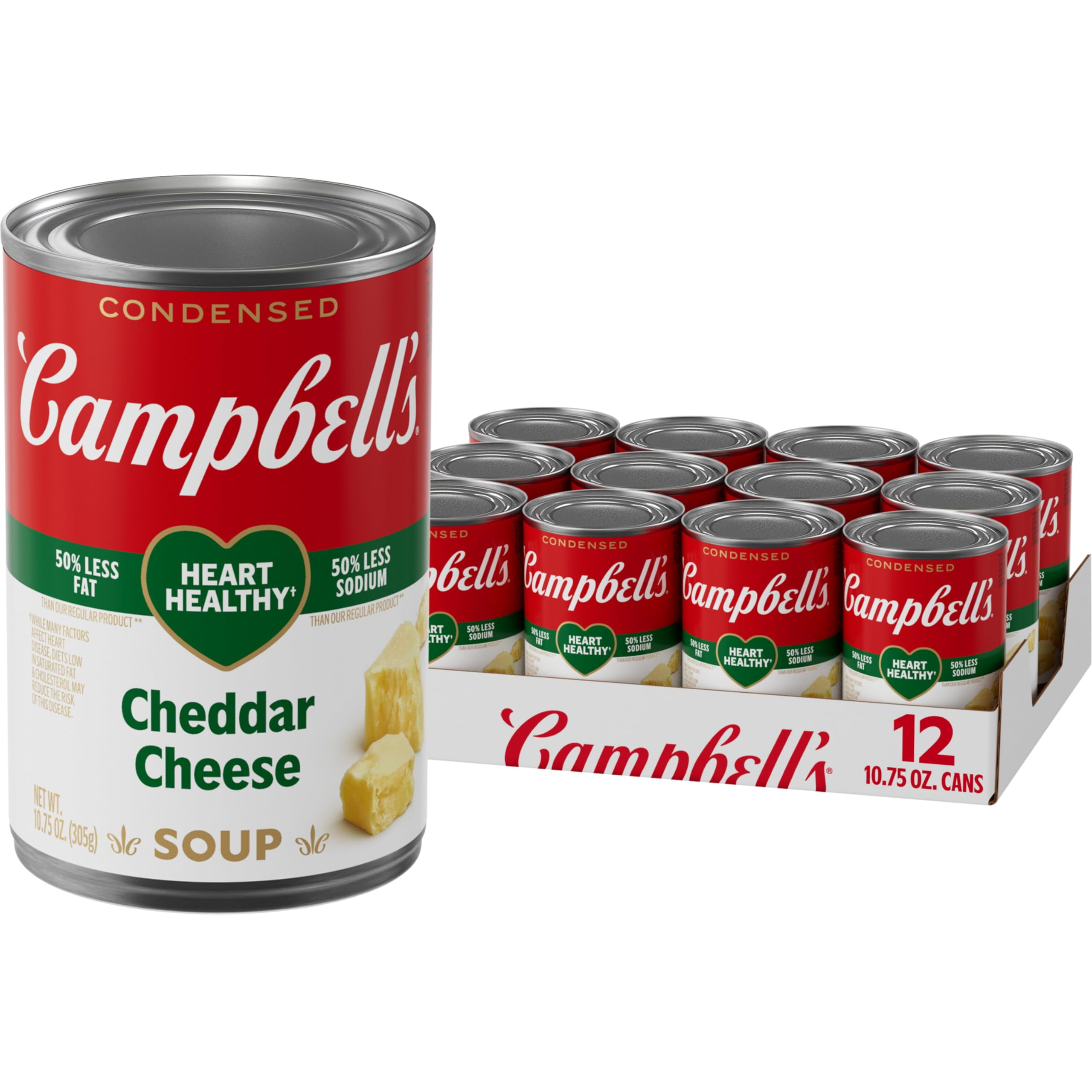 Campbellâ€™s Condensed Healthy Request Cheddar Cheese Soup, 10.5 Ounce