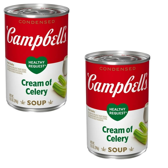Campbell's Condensed Healthy Request Cream of Celery Soup, 10.5 Oz, Pack of 2