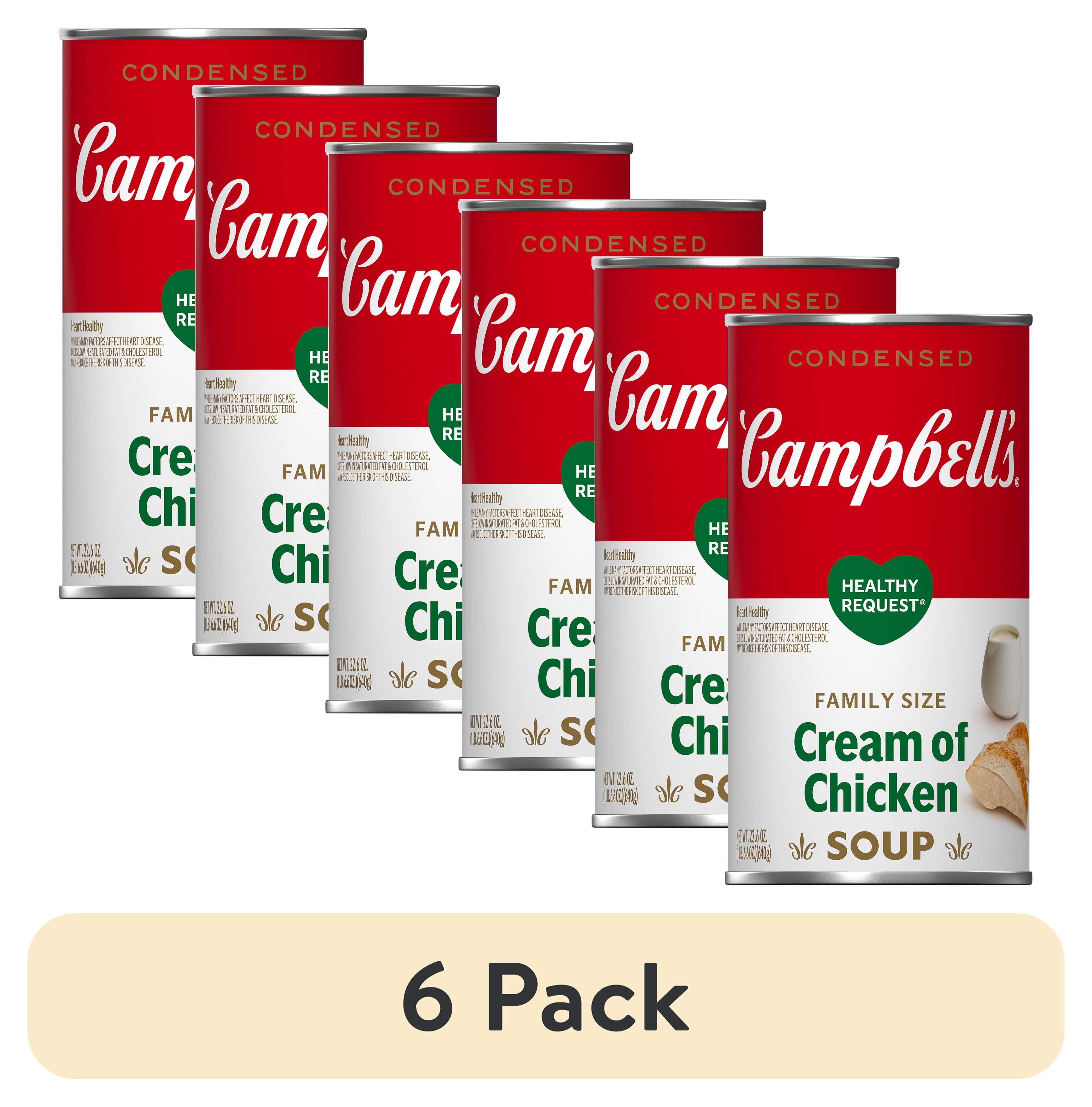 (6 pack) Campbell’s Condensed Healthy Request Cream of Chicken Soup