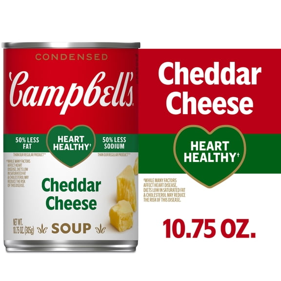 Campbell's Condensed Heart Healthy Cheddar Cheese Soup, 10.75 oz Can