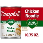 Campbell’s Condensed Heart Healthy Chicken Noodle Soup, 10.75 oz Can