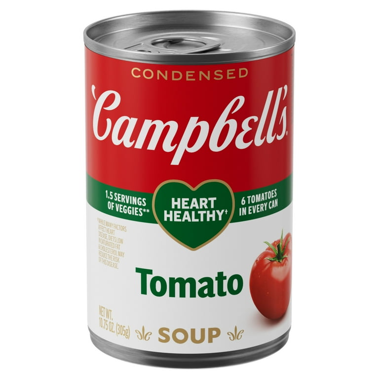 キャンベルスープ Campbell’s SOUP 2020 Tomato Campbell's Condensed Heart Healthy Tomato Soup with Farm-Grown