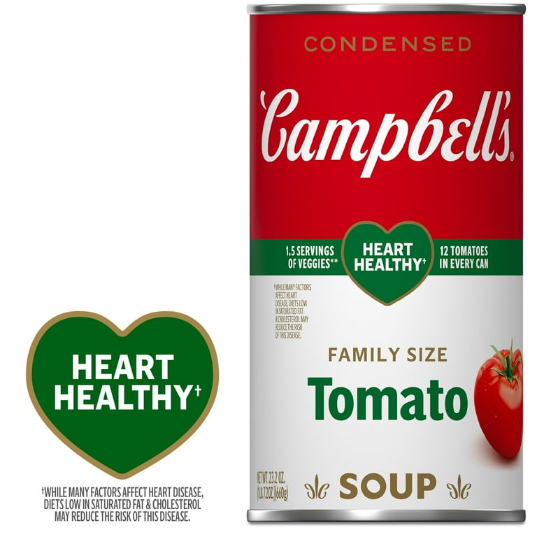 Campbell's Condensed Tomato Soup, 23.2 oz Family Size Can