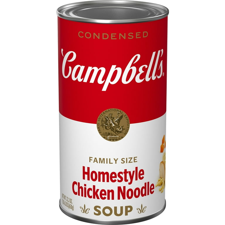 Campbell's Condensed Homestyle Chicken Noodle Soup 22.2 oz Family
