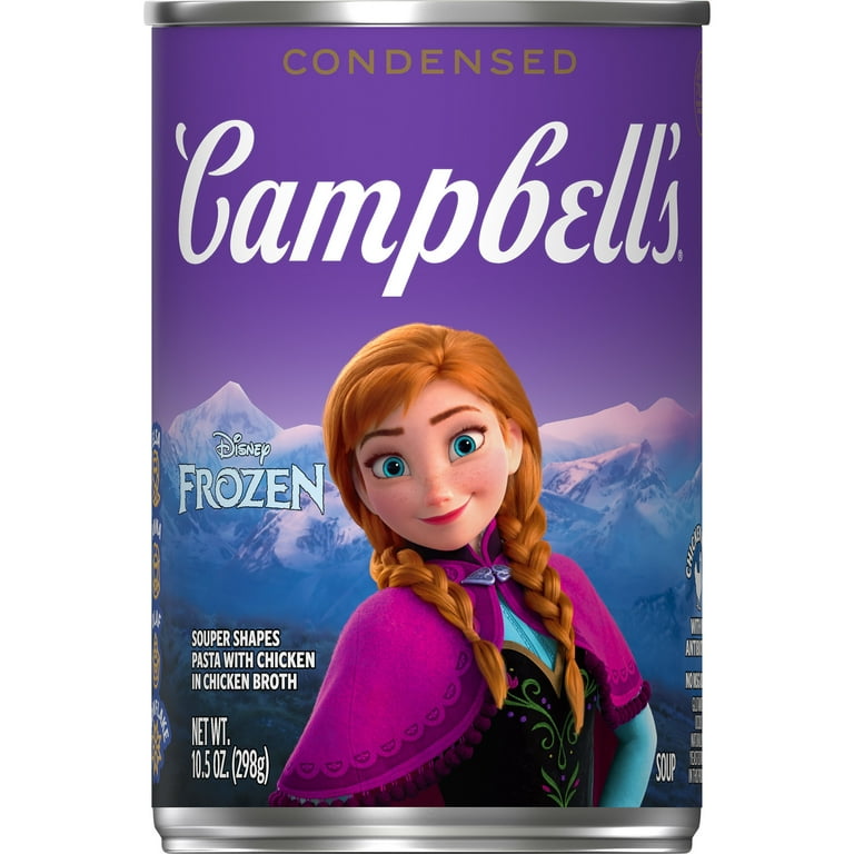 campbell soup　セレクトリペアミルク140ｇ×6個セット Campbell's Prepared Ready-Made Kids Soup, Disney Frozen Shapes