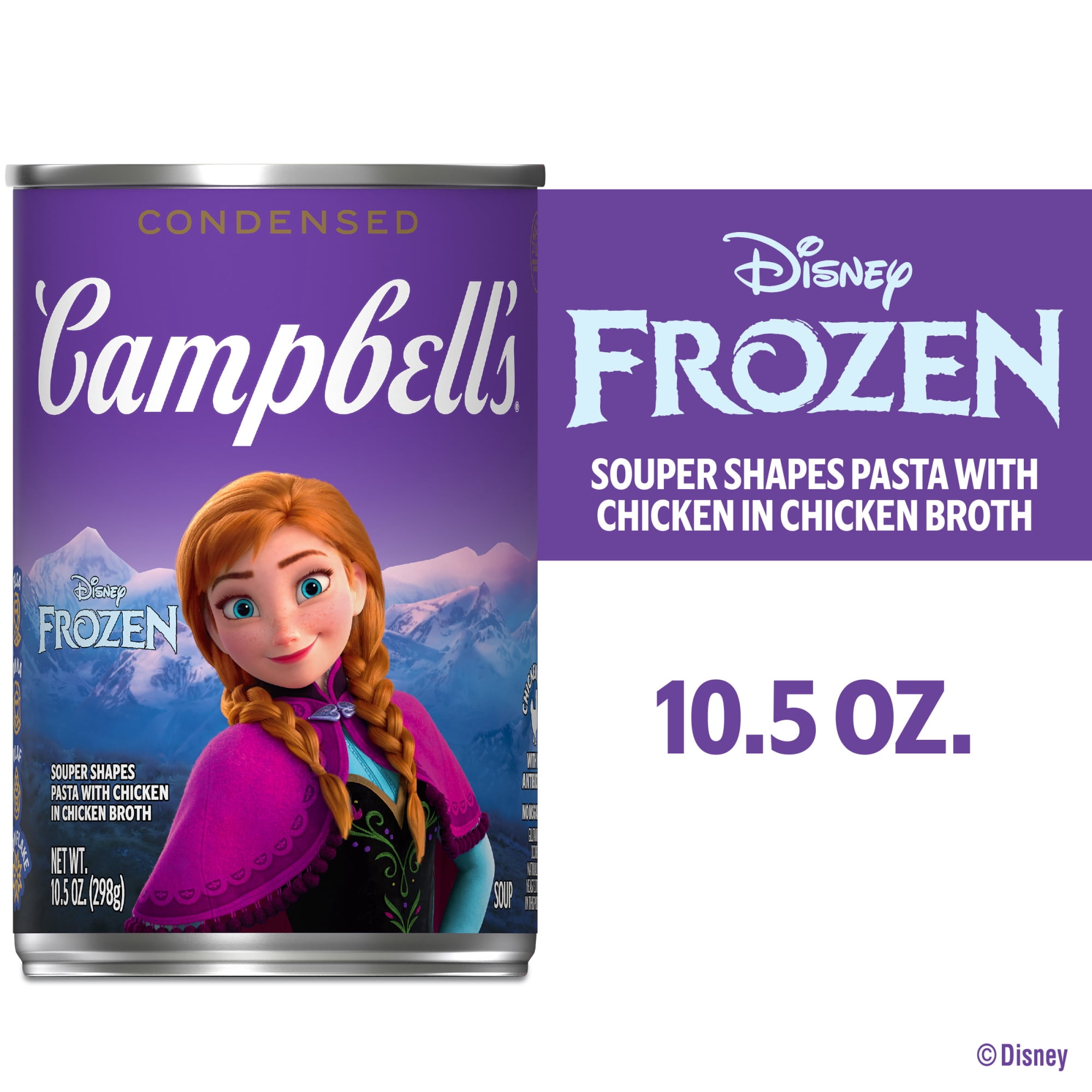 Campbell's, Kids Soup, 10.5 oz Can, Disney Frozen Souper Shapes