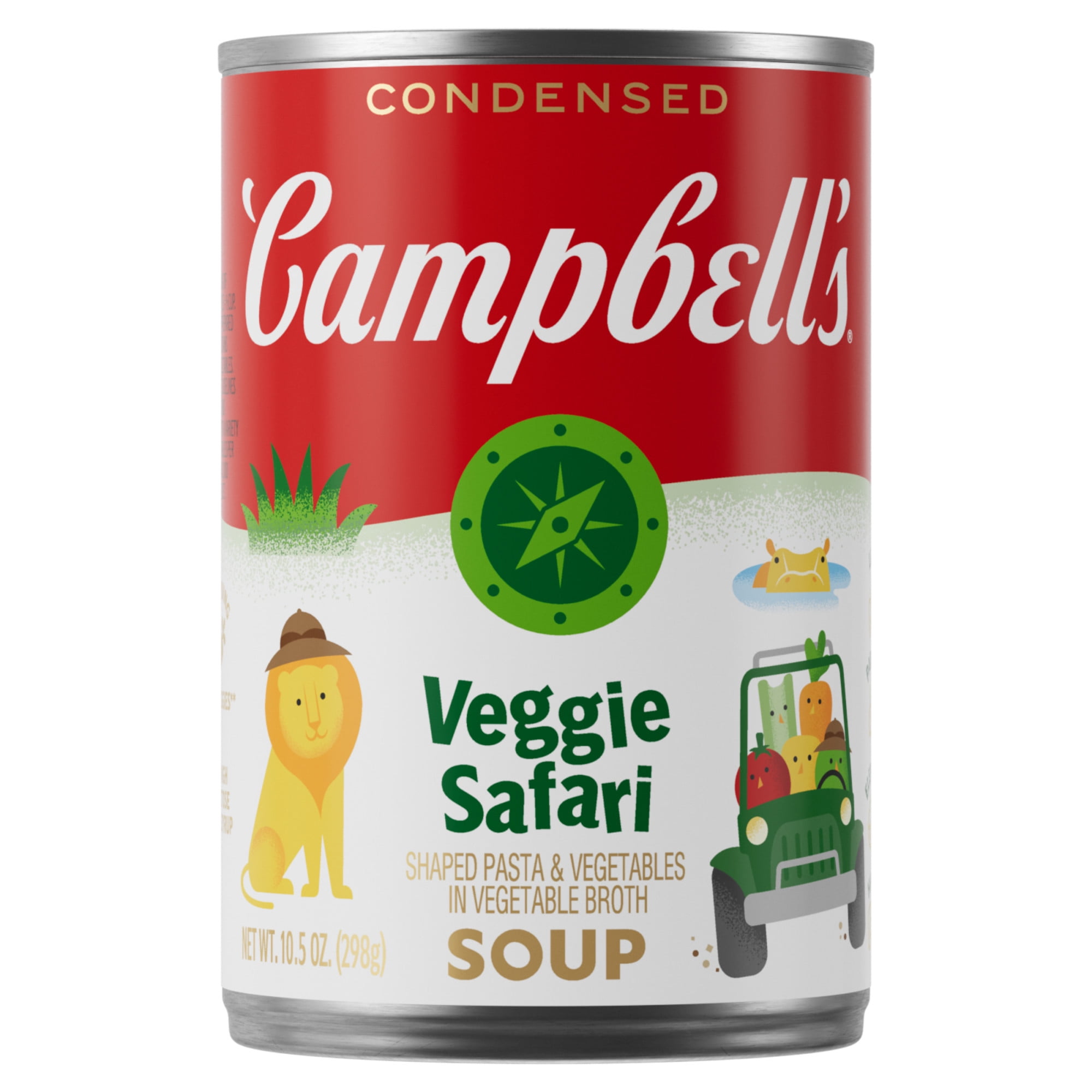 Campbells Condensed Kids Veggie Safari Soup, 10.5 oz Can