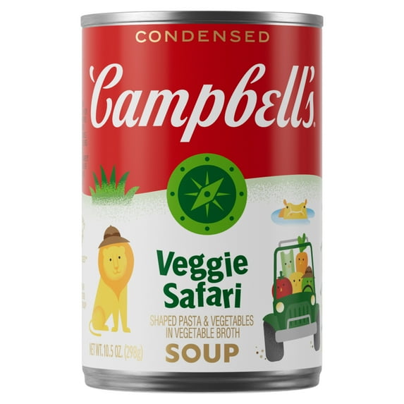 Campbell’s Condensed Kids Veggie Safari Soup, 10.5 oz Can