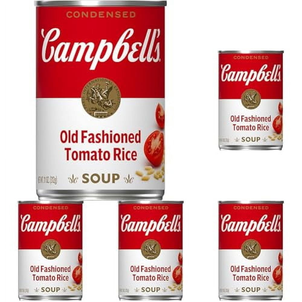 Campbell's Condensed Old Fashioned Tomato Rice Soup, 11 oz Can (Pack of ...