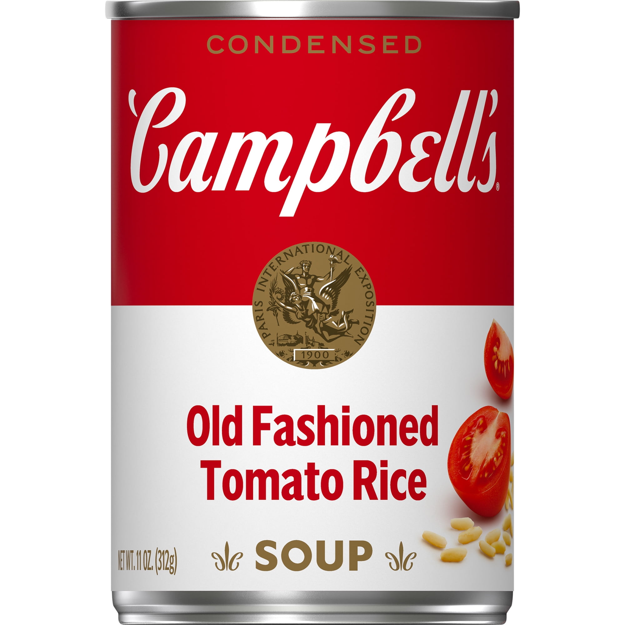 Campbell's Condensed Old Fashioned Tomato Rice Soup, 11 oz Can