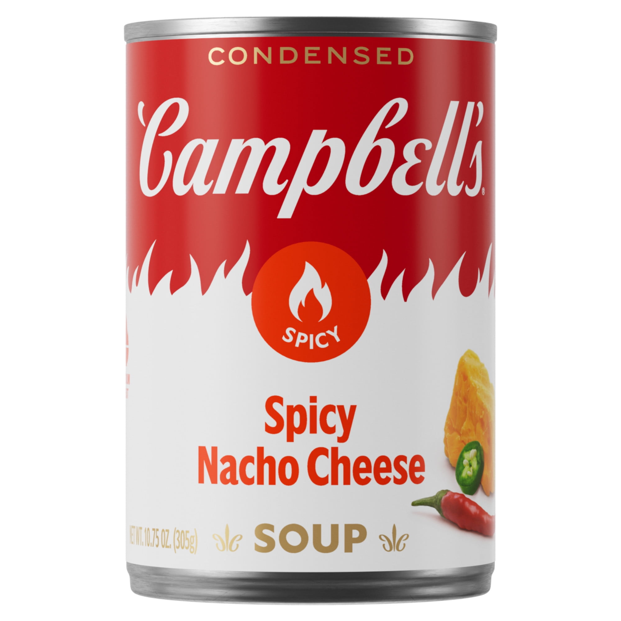 Campbell's Condensed Spicy Nacho Cheese Soup, 10.75 oz Can