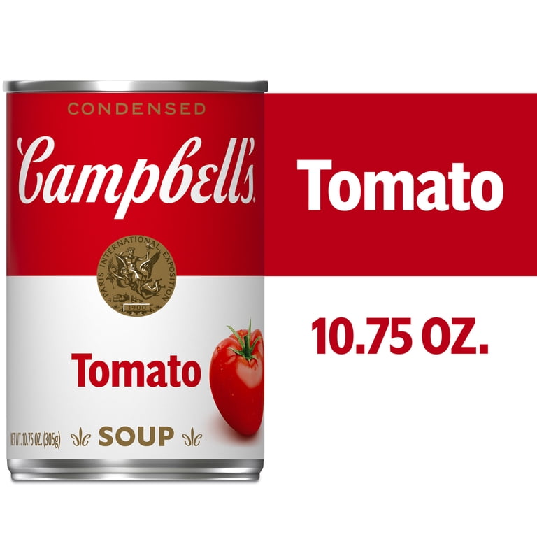 Campbell's Tomato Soup, 10.75 oz Can, Vegan, Made with Six Farm