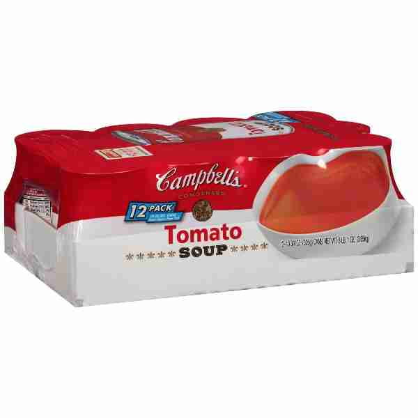 Campbell's Condensed Tomato Soup, 10.75oz Can, Pack of 12