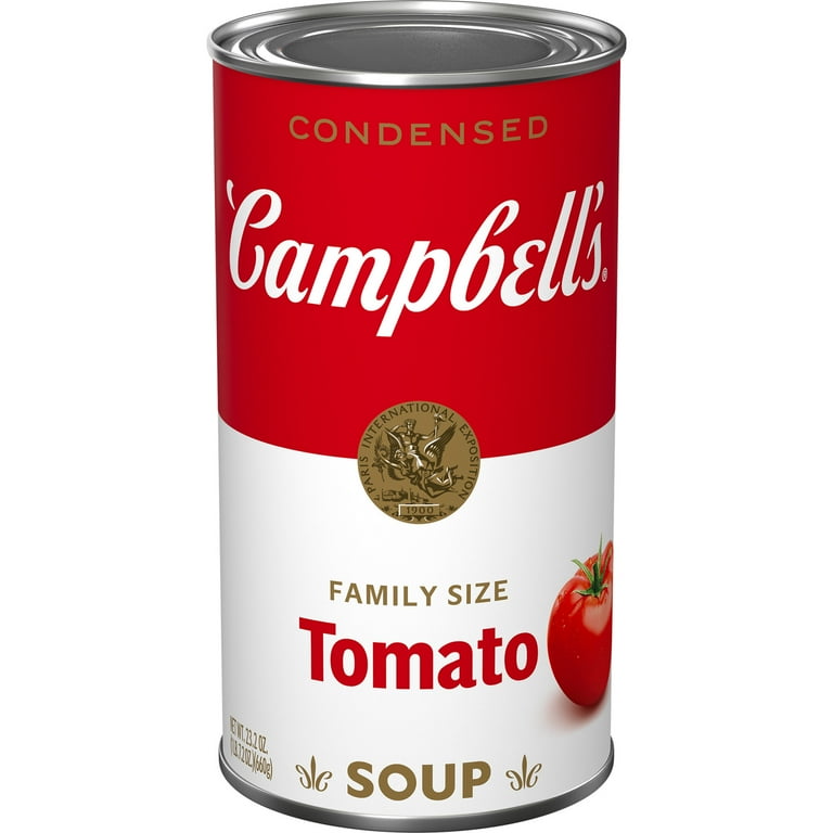 Campbell's Condensed Tomato Soup 23.2 oz Family Size Can Vegan