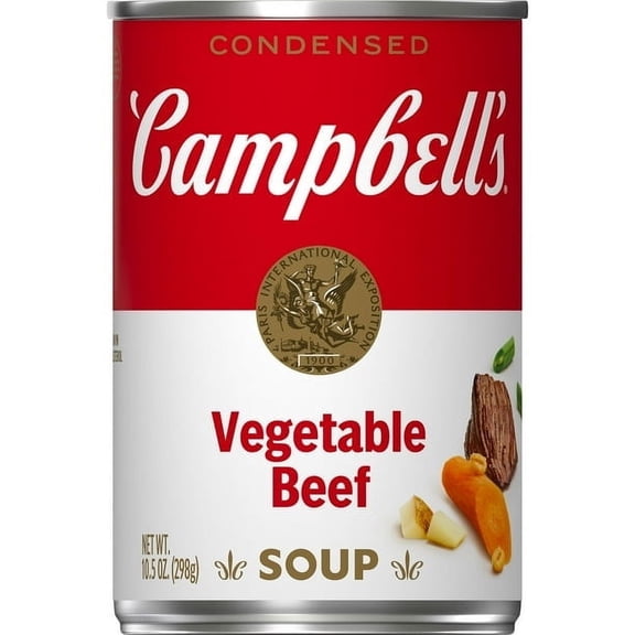 Campbell's Condensed Vegetable Beef Soup, 10.5 oz Can-3Pack