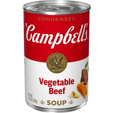 Campbell's Condensed Vegetable Beef Soup, 10.5 oz Can