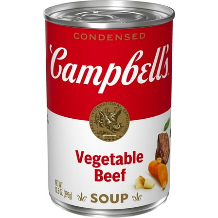 Campbell's Condensed Vegetable Beef Soup, 10.5 oz Can