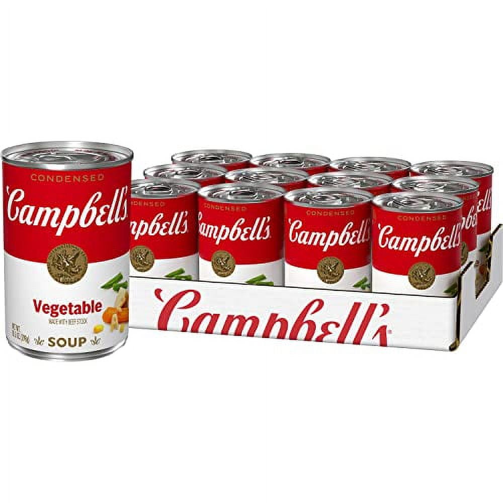 Campbellâ€™s Condensed Vegetable Soup, 10.5 Ounce Can (Pack of 12
