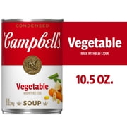 Campbell's Condensed Vegetable Soup with Beef Stock, 10.5 oz Can