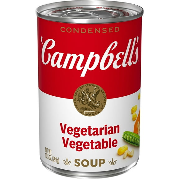 Campbell's Condensed Vegetarian Vegetable Soup, 10.5 oz Can