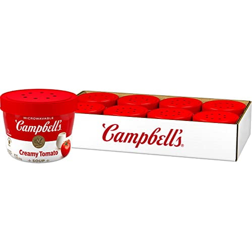 Campbell's Creamy Tomato Soup, 15.4 Oz Microwavable Bowl (Case of 8