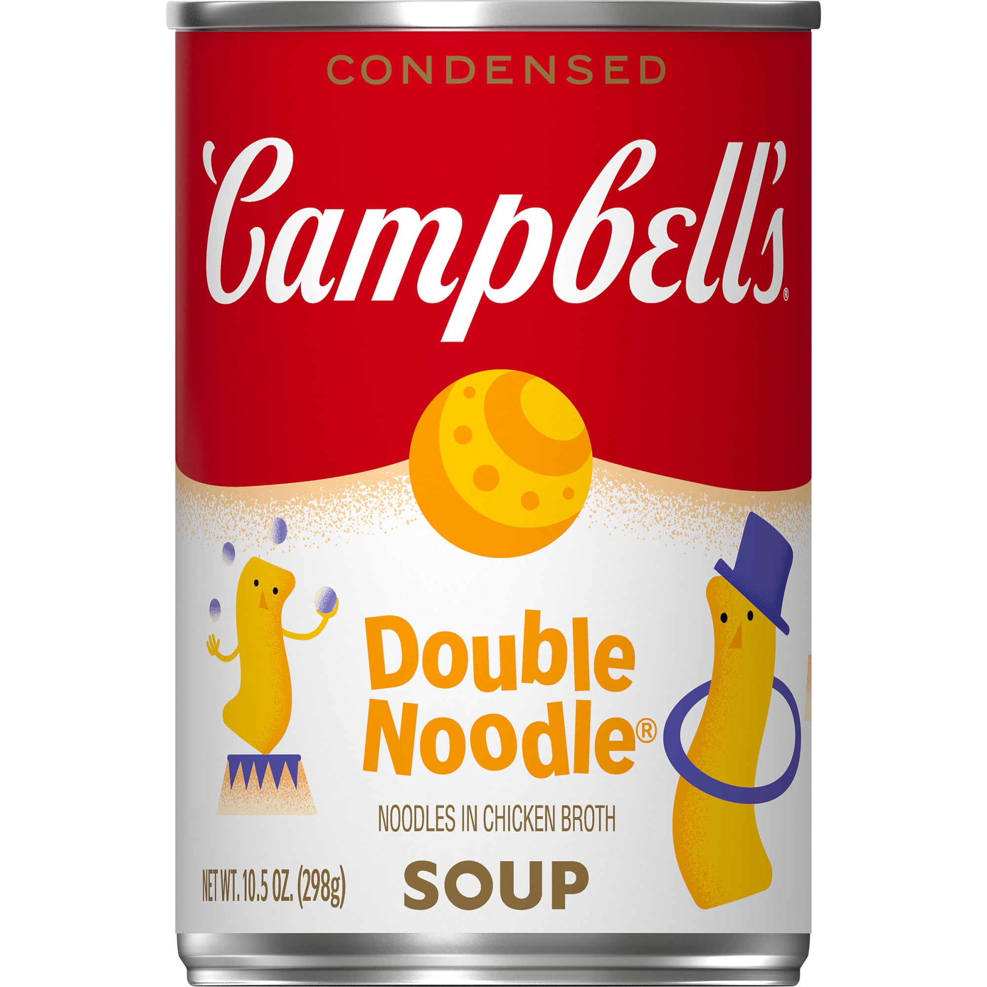 Campbell's Condensed Kids Double Noodle Soup, 10.5 oz Can