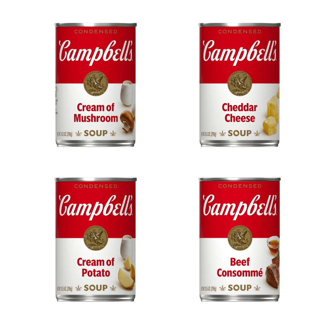 Campbells Family Meal 12-Pack  A Delicious Assortment of Hearty, Creamy Soups for Every Day