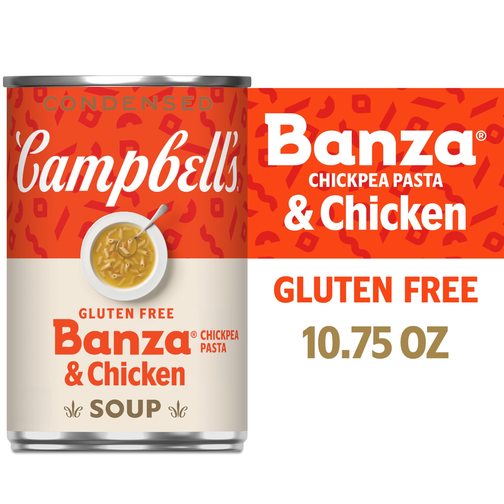 Campbell's Condensed Banza Chickpea Pasta and Chicken Soup, 10.75 oz Can