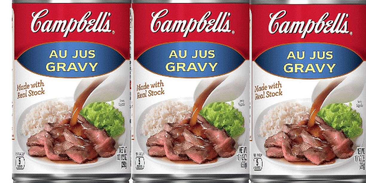 Campbell's Gravy, Au Jus, 10.5 oz pack of 3