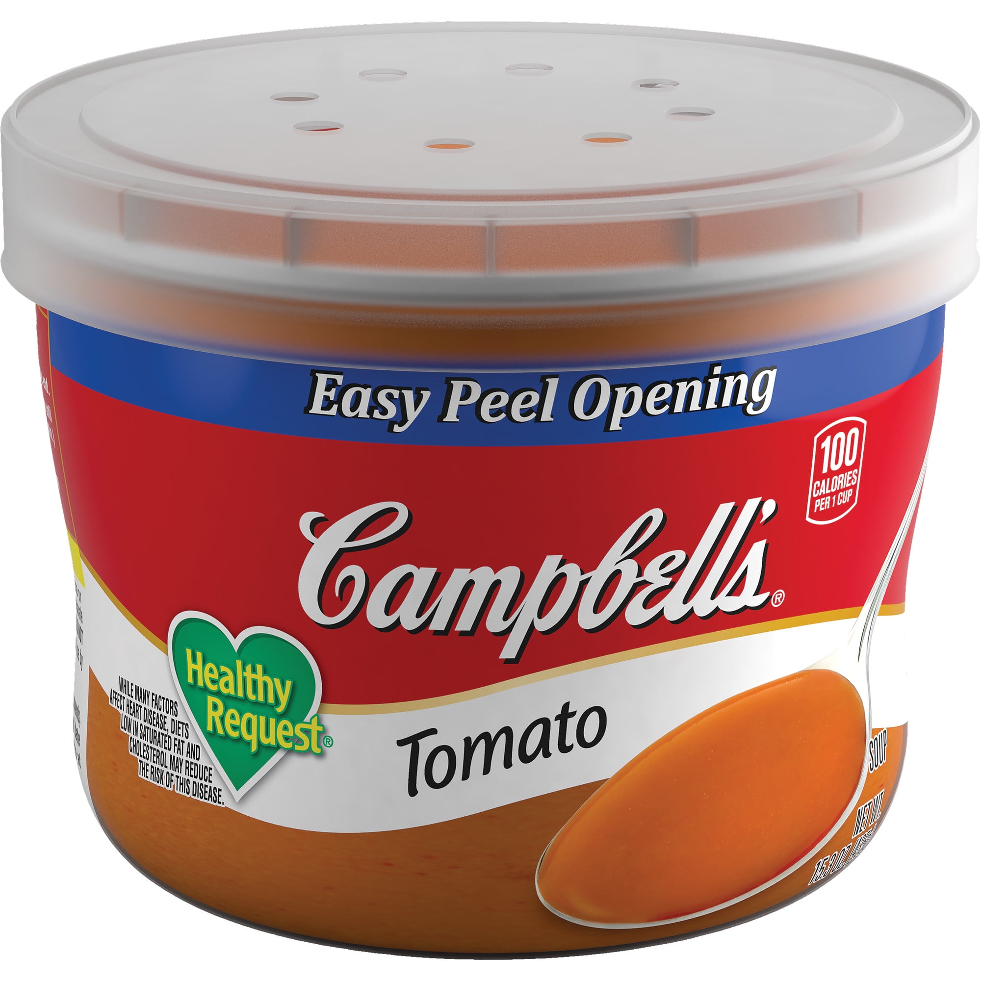 Campbell's Healthy Request Tomato Soup Microwavable Bowl, 15.3 oz