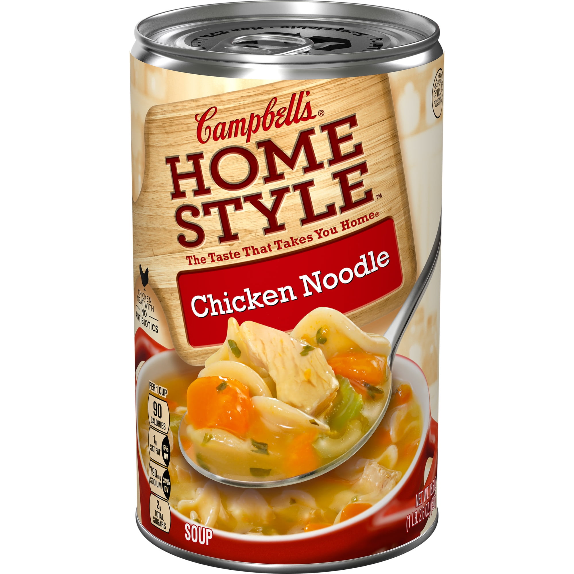 Campbell’s Homestyle Soup, Chicken Noodle Soup, 18.6 oz Can