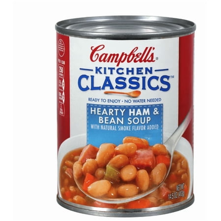 4 set Campbell's? Kitchen Classics? Hearty Ham & Bean Soup, 14.5 oz. Can