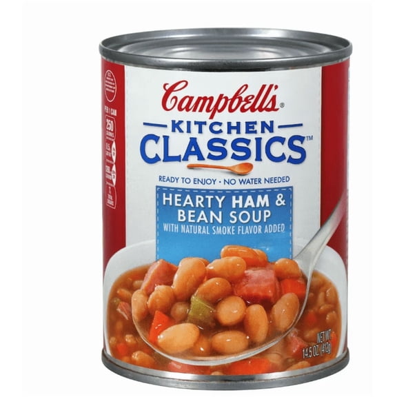 Campbell's Kitchen Classics Hearty Ham & Bean Soup, 14.5 oz. Can