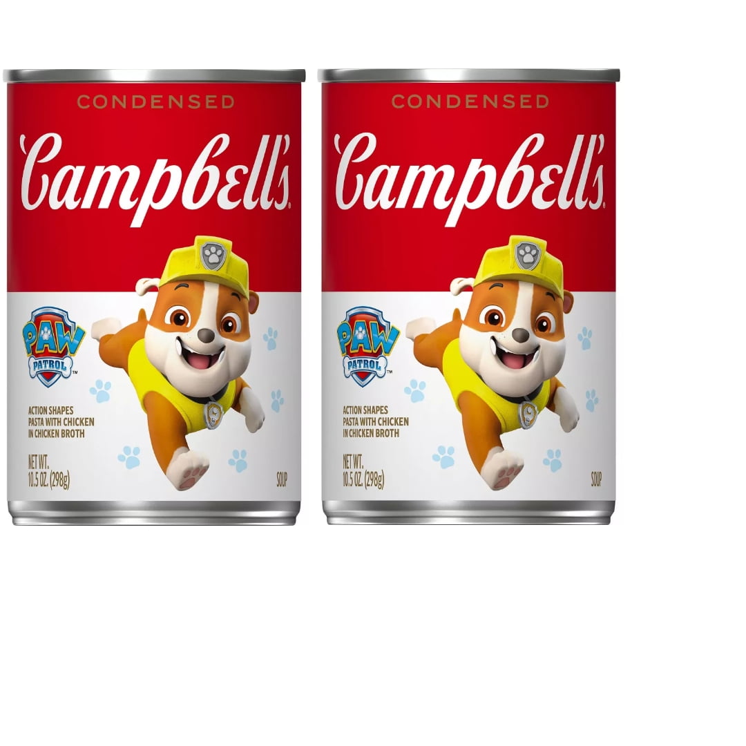 Campbell's PAW Patrol Action Shapes Pasta & Chicken Soup 10.5oz pack