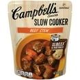 Campbell's Slow Cooker Sauces Beef Stew, 12 oz. Pouch (Pack of 6
