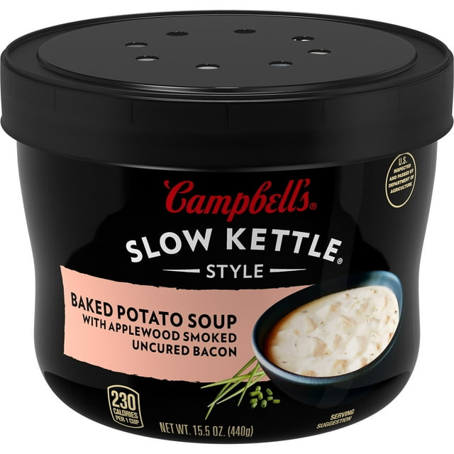Campbell's Slow Kettle Style Baked Potato Soup with Applewood Smoked