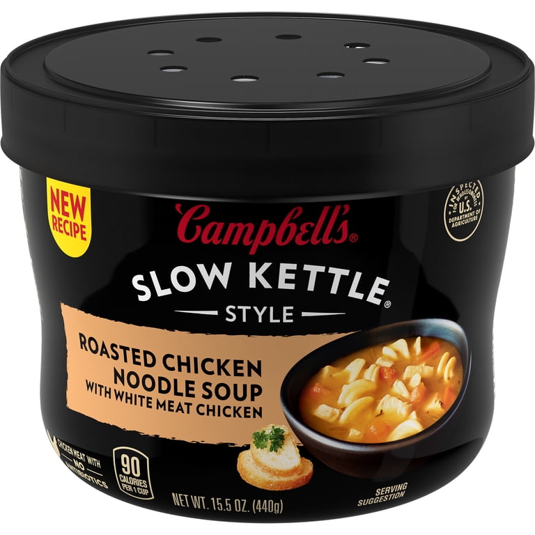 Campbell's Slow Kettle Style Roasted Chicken Noodle Soup with