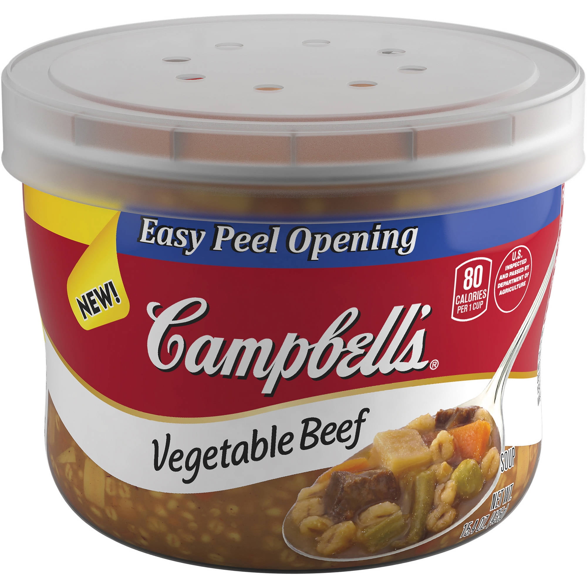 Campbell's Soup, Microwavable Bowls, 15.4 oz Cans (Pack of 8), Multiple Flavor Options Available