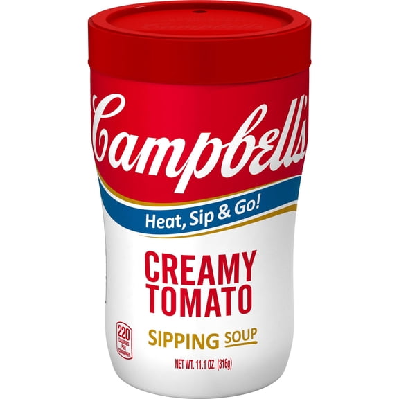 Campbell's Soup on the Go, Creamy Tomato, 11.1 oz (Pack of 20)