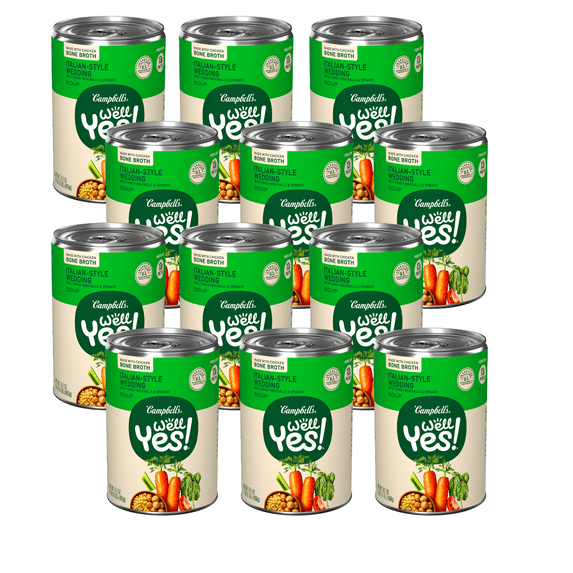 Campbell's Well Yes! Italian-Style Wedding Soup 16.1 oz - Pack of 12