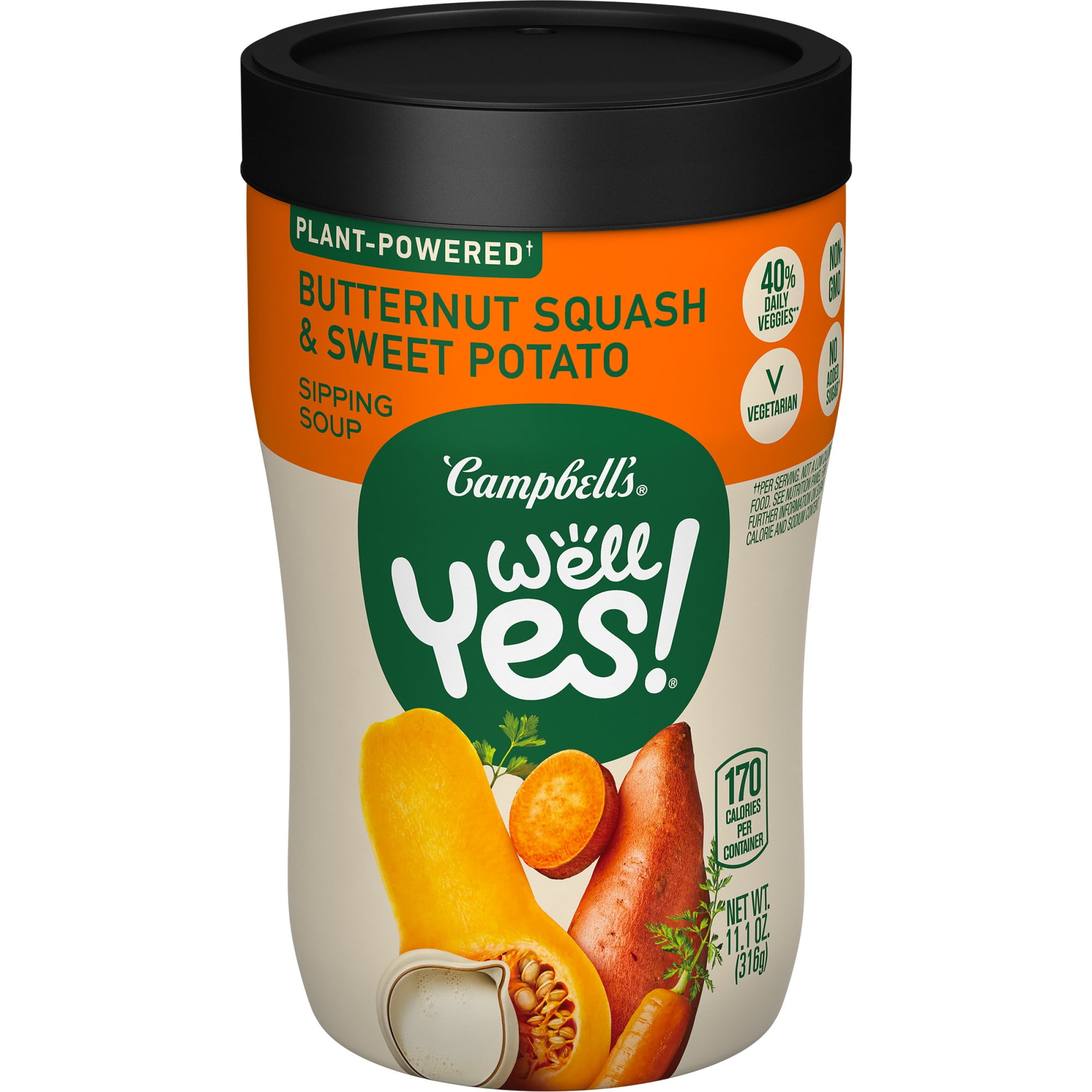 Campbell's Well Yes! Sipping Soup, Butternut Squash & Sweet Potato, 11.1 oz.