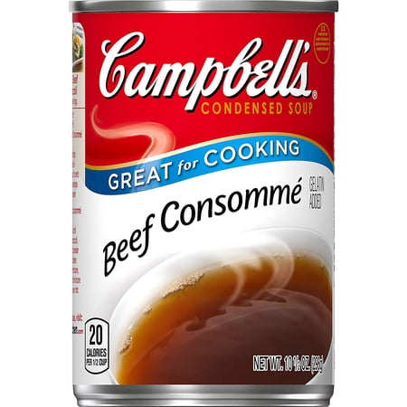 Campbells Condensed Beef Consommé, 10.5 oz. Can (Pack of 12)