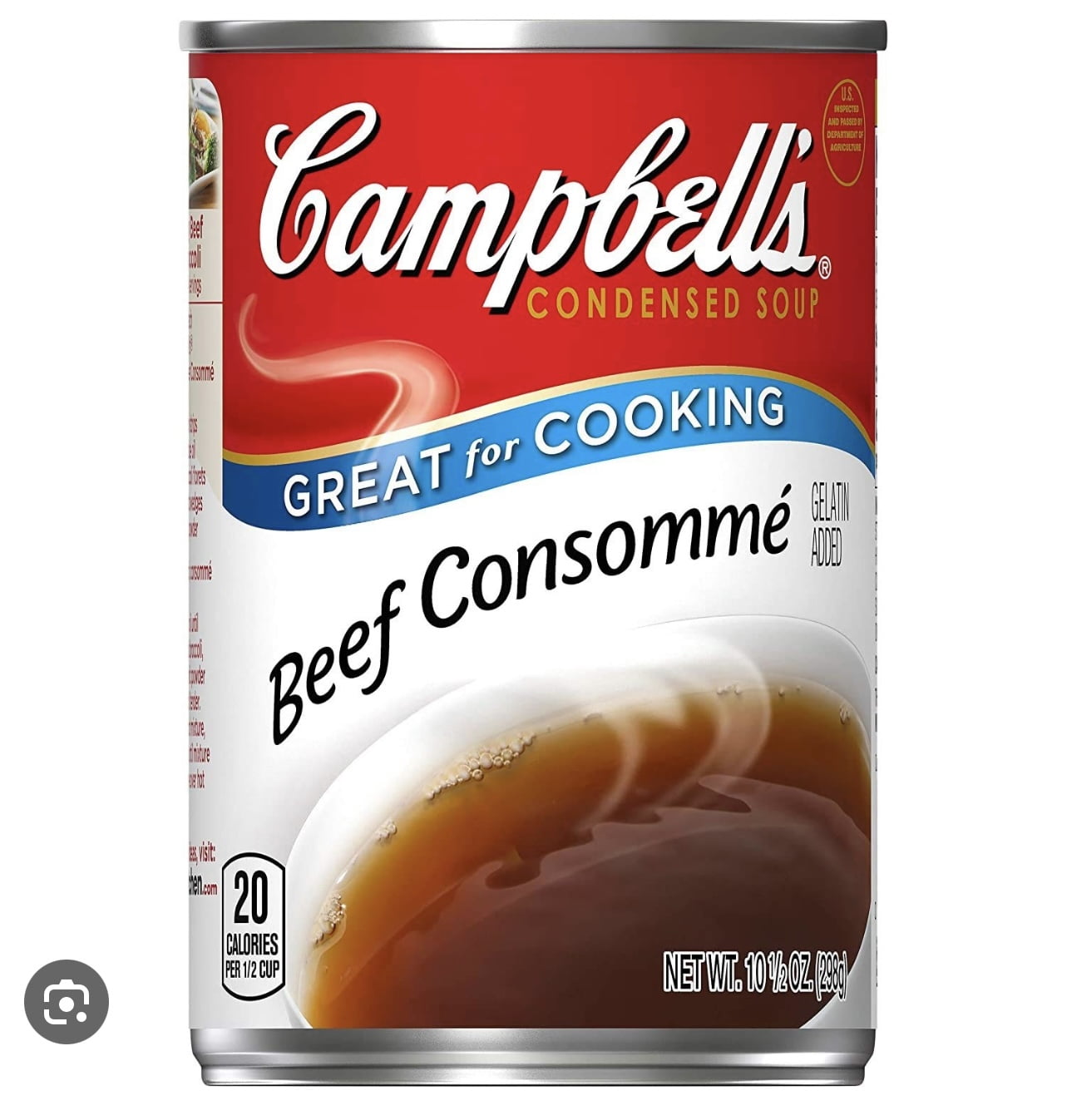 Campbells Condensed Beef Consomm Soup Can 10.5 Oz (Pack of 1)