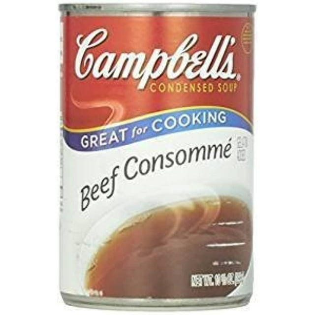 Campbells Condensed Soup, Beef Consomme, 10.5 Ounce (Pack Of 6