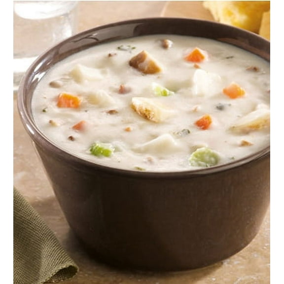 Campbells Frozen Condensed Cream of Potato Soup with Bacon - 4 lb. tray, 3 per case