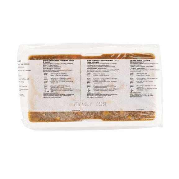 Campbells Frozen Condensed Vegetable Medley Soup - 4 lb. tray, 3 per case